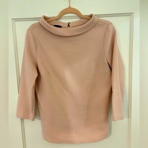 Talbots Boat Neck Ballet Pink Top